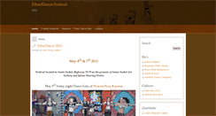 Desktop Screenshot of fiberdancefestival.com
